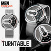 Turntable Stainless Steel Futuristic Watch 2