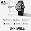 Turntable Stainless Steel Futuristic Watch 4