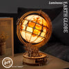 USB Wooden Luminous Earth Globe (DIY Puzzle) 9a