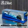 Unsinkable Titanic Rotating Fluid Drift Bottle 4