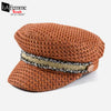 Vintage Straw Fisherman Cap Hat 9a