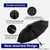 Windproof Reflective Automatic Folding Reverse Umbrella 9