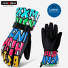 Winter Sports Urban Graffiti Warmer Gloves 5a