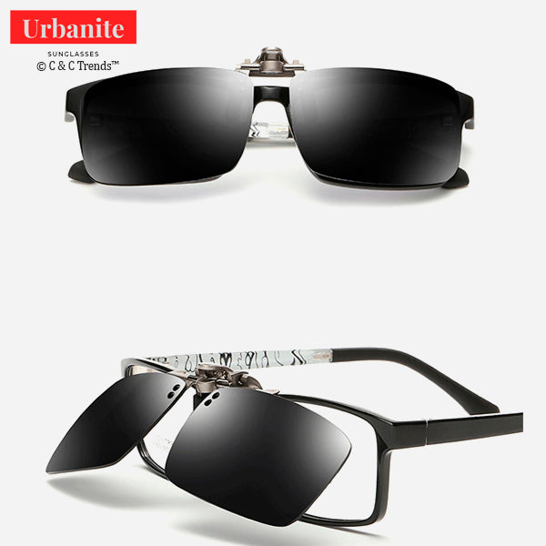 Light Polarized Clip On Sunglasses + N. Vision 3a