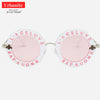 Amour Round Vintage Sunglasses 7a