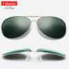 Aviator Polarized Clip On Sunglasses + Night Vision (2 x 1) 14a