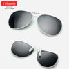 Aviator Polarized Clip On Sunglasses + Night Vision (2 x 1) 16a