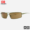 Retro Slim Rectangular Sunglasses 5c