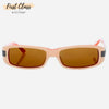 Vintage Rectangular Slim Sunglasses 13a