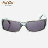 Vintage Rectangular Slim Sunglasses 15a